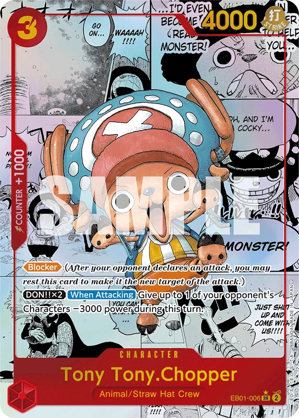 Tony Tony.Chopper (EB01-006) (Manga) - EB01-006 Red card