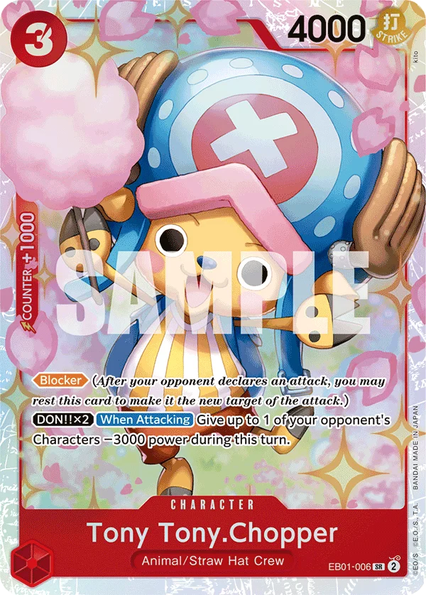 Tony Tony.Chopper (Treasure Cup 2024) - EB01-006 Red card