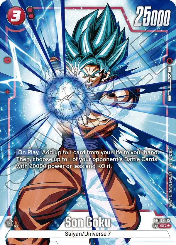 Son Goku FB01 015 Alternate Art - FB01-015  card