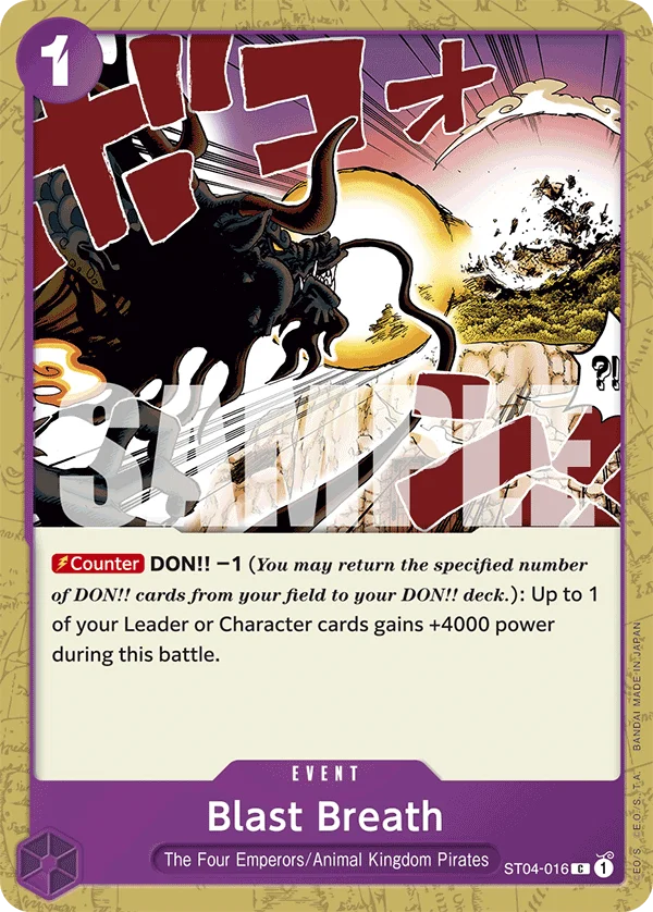Blast Breath (Jolly Roger Foil) - ST04-016