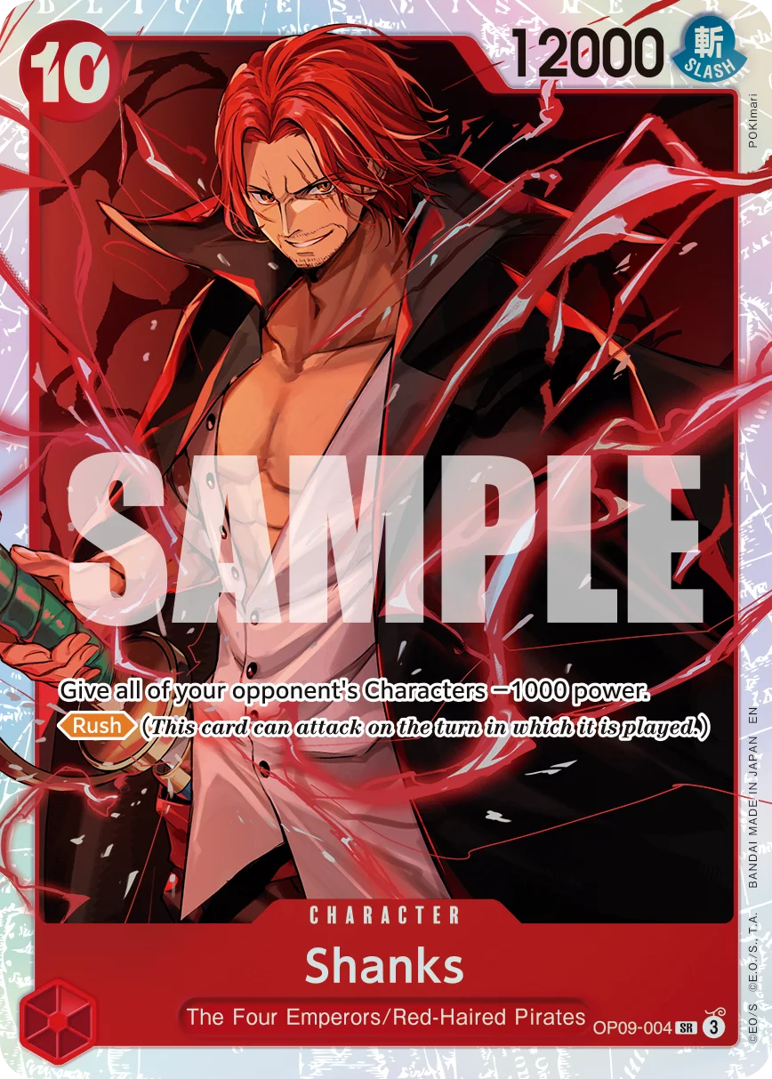 Shanks (004) (English Version 2nd Anniversary Set) - OP09-004